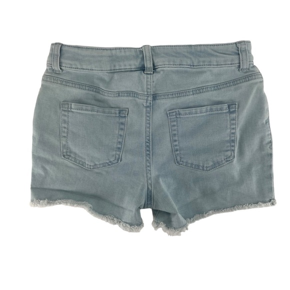 Cat & Jack Super Stretch Cut Off Jean Shorts Size Large (10/12) Girl's - Picture 3 of 5